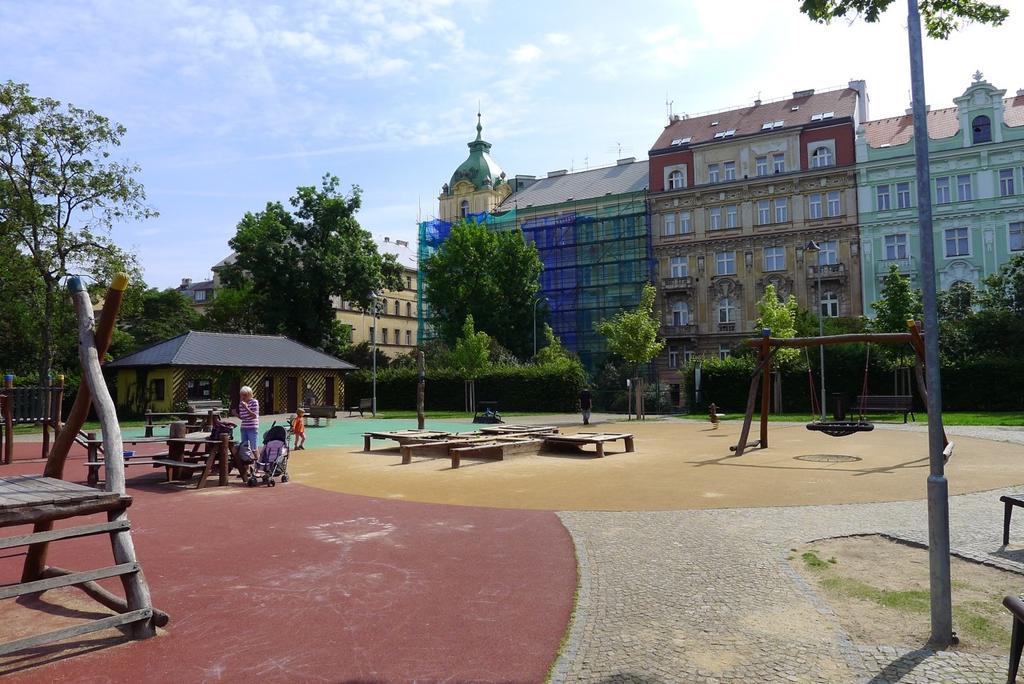 Condo Vinohrady II Praag Kamer foto